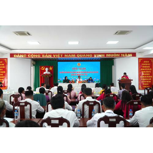 Hội nghị đại biểu công đoàn cơ sở Trung tâm Xúc tiến Thương mại và Du lịch Hà Tiên khóa VII, nhiệm kỳ 2025 – 2030